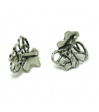 E000563 Sterling Silver Earrings Solid 925 Handmade